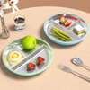 Stainless Steel Divided Plate for Toddlers - Silicone Sleeve