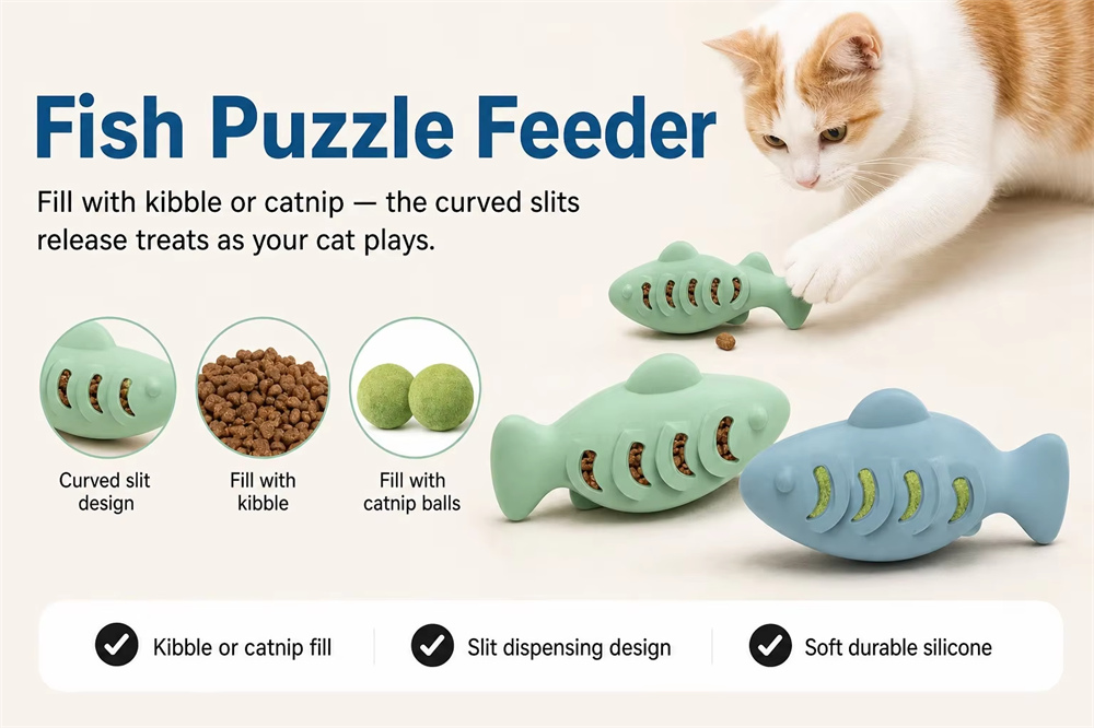 <span style="font-family:inter;"><span style="color:#2f4a52;"><strong>Puzzle Fish Toy for Smarter, Happier Play</strong></span></span> <link href="https://fonts.googleapis.com/css?family=Inter" rel="stylesheet" type="text/css" />