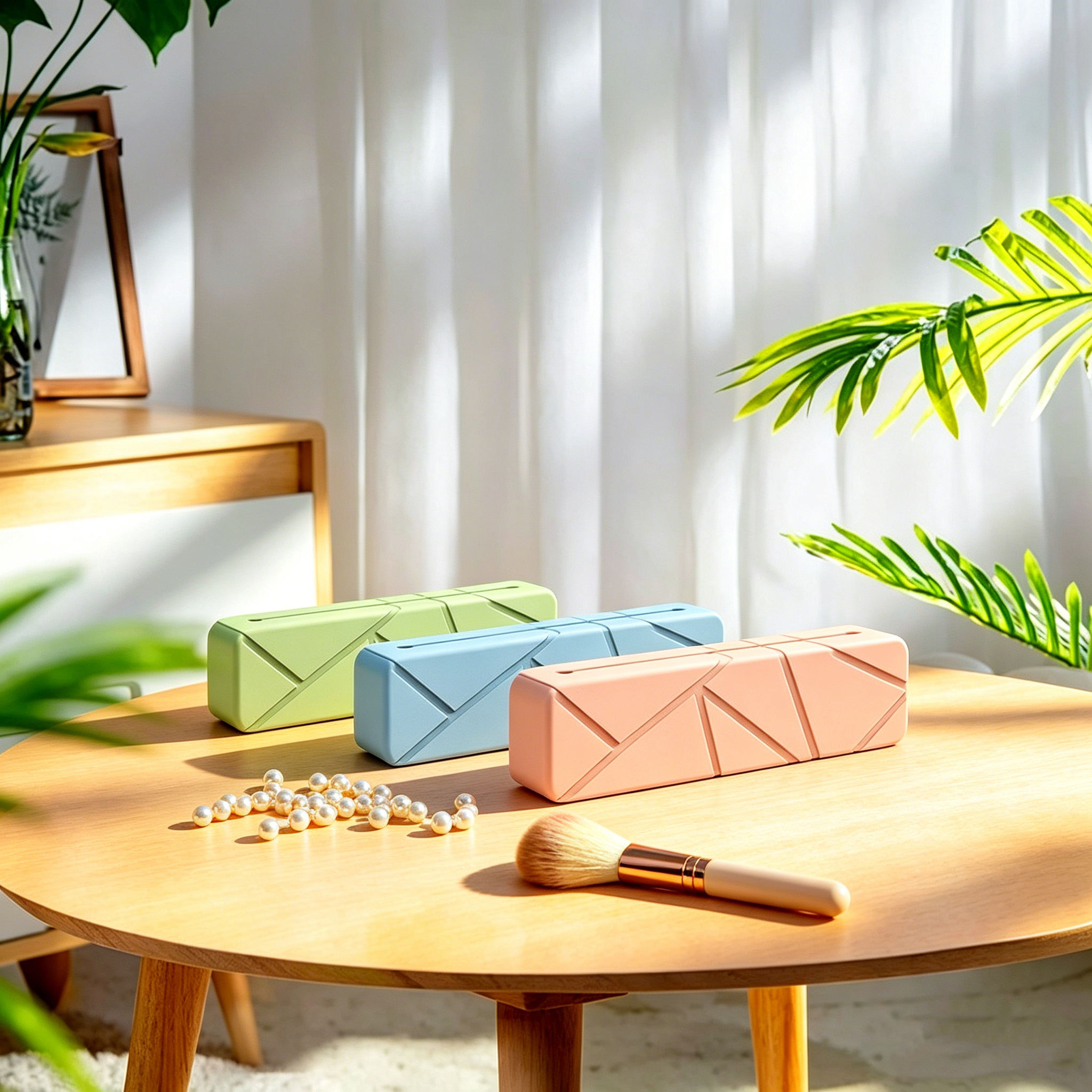 Travel Makeup Brush Holder Make up Organizer Bag Case Cosmetic Pouch Silicone Small Makeup Brush Storage Bag