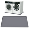 Silicone Kitchen Bathroom Cabinet Mat Protector Bamboo Under-Sink Liner with Drain Hole for Drips, Leaks, and Spills