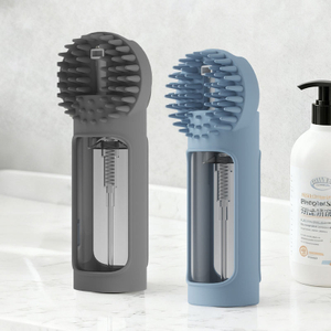 Eco-Friendly Silicone Pet Shower Brush Small Animals Grooming Dog Cat Bath Massage Product Pet Cleaning Grooming