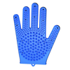 Delomo Pet Deshedding Brush Glove Self-Cleaning Silicone Remover Brush for Dogs Grooming Brushes for Pets Ropa Para Mascotas