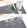 2026 Custom Logo Silicone Coffee Tamper Mat Easy to Clean Ice Cream Maker Mat for Kitchen Countertops