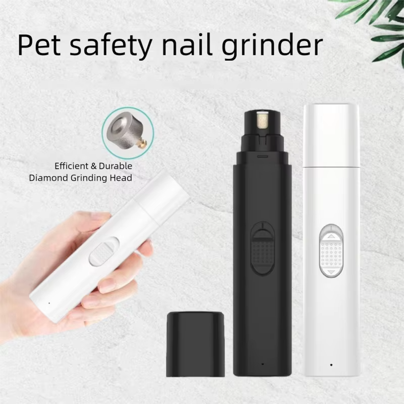 Low Noise Design Hot Sale Pet Nail Grooming Tools USB Charging Electric Pet Dog Nail Grinder for Dog Cat