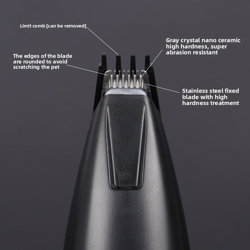 Wellfine ABS Silent Electric Pet Hair Trimmer Grooming OEM Pet Cat Dog Foot Hair Shaver Trimmer