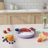 Children's Baby Feeding Bowl Stainless Steel Silicone Cover BPA Free Dishwasher Safe Eco-Friendly Reusable Portable Box