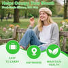 Chewable Essential Oil Breath Stick Chewable Breather Quit Portable Stop Smoking Aid with Peppermint for Aromatherapy