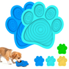 Custom Silicone Licking Mat Bowl Dog Collapsible Silicone Dog Bowl cat Slow Feeder Dog Slow Feeder Bowl
