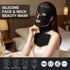 Professional Salon Style Standing Silicone LED Light Face Mask Mat Home Use Hand Held Skin Care Facial Mask