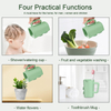 Silicone Baby Shower Bathing Rinse Cup Shampoo Soap Body Waterfall Pourer Kids Water Pourer Mug for Bathing Washing
