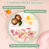 New Design BPA-Free Ceramic Kids Dining Plate Welcome Gifts Colorful Cartoon Porcelain Material Non-Toxic