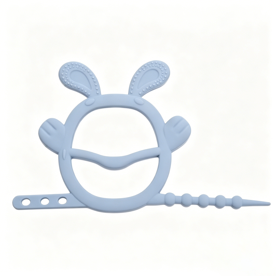 OEM ODM Baby Teething Silicone Soft Toy Safe Easy to Hold Baby Silicone Teethers