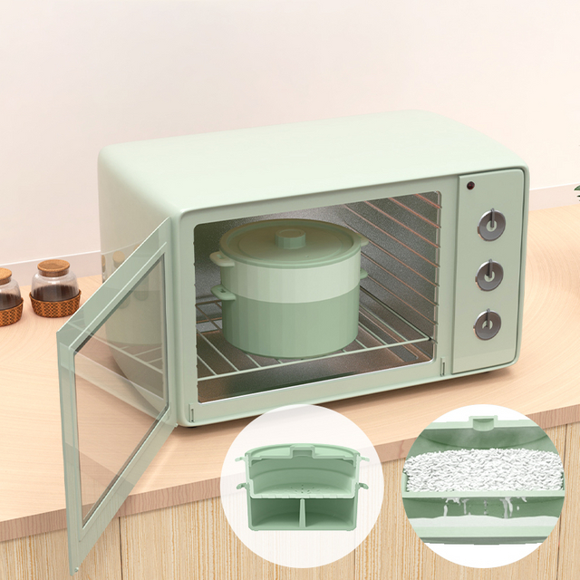 2025 New Arrivals Microwave Silicone Food Steamer Steam Cooker Pot Silicone Pot Steamer Bowl