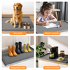 Silicone Under-Sink Mat with Water Drainage Cabinet Shelf Liner Non-Slip Mats Dishwasher-Safe Drawer Liner
