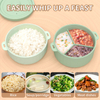Eco-Friendly Microwave Vegetable Steamer Microwavable Plastic Container for Steaming Broccoli Fish Other Vegetables Eco-Friendly