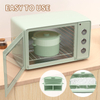 Eco-Friendly Microwave Vegetable Steamer Microwavable Plastic Container for Steaming Broccoli Fish Other Vegetables Eco-Friendly