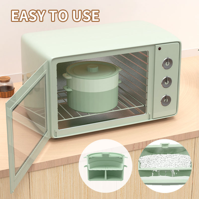 Eco-Friendly Microwave Vegetable Steamer Microwavable Plastic Container for Steaming Broccoli Fish Other Vegetables Eco-Friendly