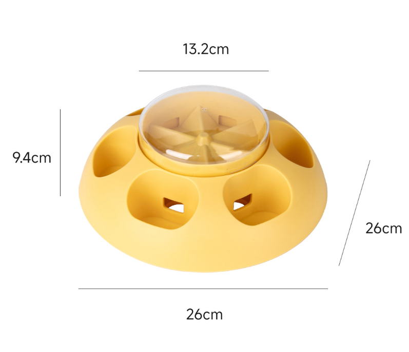 Top Ranking Pet Press Leakage Food Device Toy Dog Interactive Puzzle Training Feeding Slow Food Bowl
