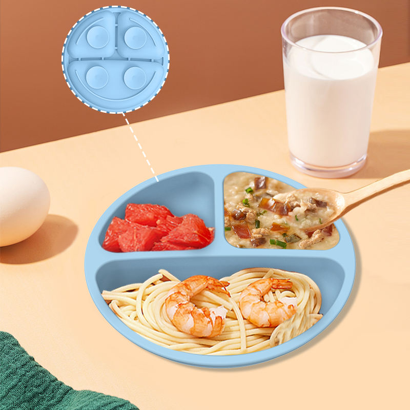 Silicone Plate BPA Free Food Grade Silicone Suction Plate Sample Available for Quality Check