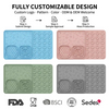 Wholesale Silicone Licking Mat for Cats Dogs Non-slip Pet Slow Feeder with Suction Cup Pet Bowls Feeders