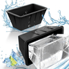 Custom Reusable Silicone Ice Block Mold Easy Release Big Ice Cube Tray for Outdoor Camping Ice Cream Maker Tool