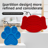 Modern Silicone Pet Bowl with Automatic Feature Solid Pattern Suction Base Slow Lick Mat for Hydration Dog Cat Feeding