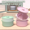 Silicone Microwave Steamer for Vegetables - BPA Free Bowl