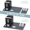 Silicone Coffee Bar Mat 24x16 - Raised Edge for Coffee Maker