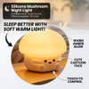 Clap Christmas Lights LED Smart Three-Speed Cute Silicone Night Light for Rooms Eye Protection Sleep Atmosphere Clap Light