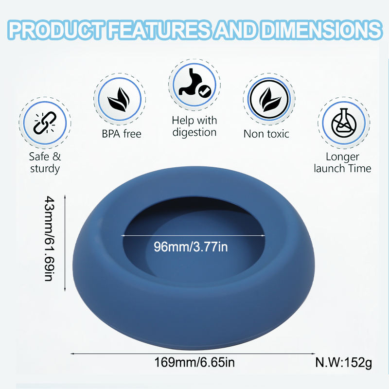Custom Silicone Collapsible Pet Water Bowl Portable Outdoor Travel Feeding and Drinking Bowl for Dog Cat