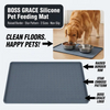 Tapete para cuenco de comida para perros, tapete para alimentaci&oacute;n de gatos, Mantel Individual para alimentaci&oacute;n y bebida para perros y gatos, tapete impermeable de silicona para cuencos para mascotas, tapetes alimentadores