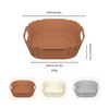 Wholesale BPA-free Air Fryer Silicone Pot Reusable Round Silicone Basket Heat Resistant Easy Cleaning Air Fryer Silicone Liners