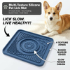 Silicone Pet Licking Slow Feeder Interactive Lick Mat Cats Dogs Portable Lightweight Eco-Friendly Non-slip Anti-choke