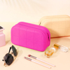 Wellfine Large Capacity Waterproof Silicone Makeup Bag Fashionable Multi-Functional Cosmetic Storage Zipper Bag