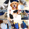 Pet Grooming Glove - Gentle Deshedding Brush Glove - Efficient Pet Hair Remover Mitt - Massage Tool with Enhanced Five Finger