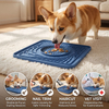 Food Grade Silicone Portable Lick Mat for Pets Slow Food Dispensing Pad Anti Skid Base Interactive Calming Treat