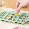 Silicoco 3D Drink Ice Ball Cube Maker Mold Sphere Square Shapes Silicone Ice Cube Trays Pallet Moldes With Lid Freezer Tray