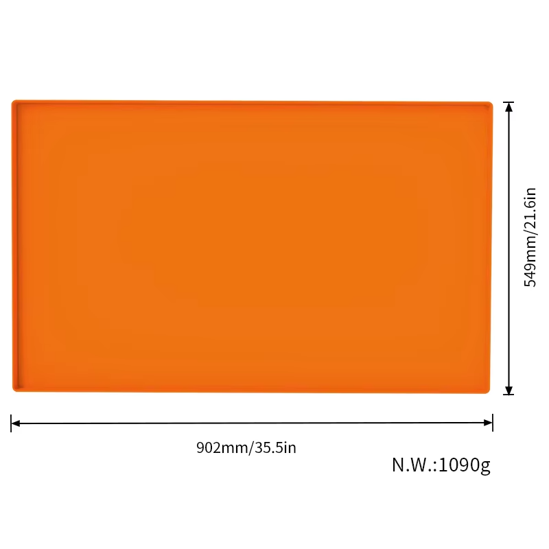 Wholesale Double-Sided Anti-Slip Pet Feeding Mat Rectangle Easy Clean Waterproof Dog Cat Mat