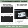 New Arrivals Custom Silicone License Plate Holder Rust-Proof Number Plate Cover Rattle-Proof Weather-Proof