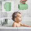 Silicone Baby Shower Bathing Rinse Cup Shampoo Soap Body Waterfall Pourer Kids Water Pourer Mug for Bathing Washing