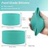 Multifunctional Thermos Cup Beverage Cup Sleeve Pet Drinking Bowl Silicone Anti Scald Anti Scratch Anti Slip Cup Bottom Cover