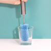 Custom Silicone Baby Brush Bottle Reusable Baby Bottle Brush for Cleaning