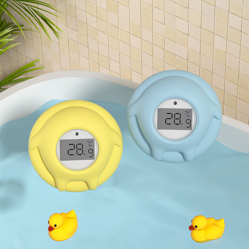 Digital Floating Silicone Newborn Baby Water Thermometer Temperature Measuring Device for Home Bathing
