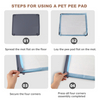 Modern Reusable Silicone Magnetic Dog Pee Pad Holder Wall-Attached Puppy Training Aid with Stylish Design
