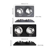 New Arrivals Waterproof Cats Dogs Pets Silicone Mat Double Food Bowl Pet Feeder Mat Bowl Set