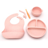New Arrival Silicone Baby Plate With Suction Eco-friendly Platos De Silicona Para Bebes for Baby Non-toxic Platos De Silicona