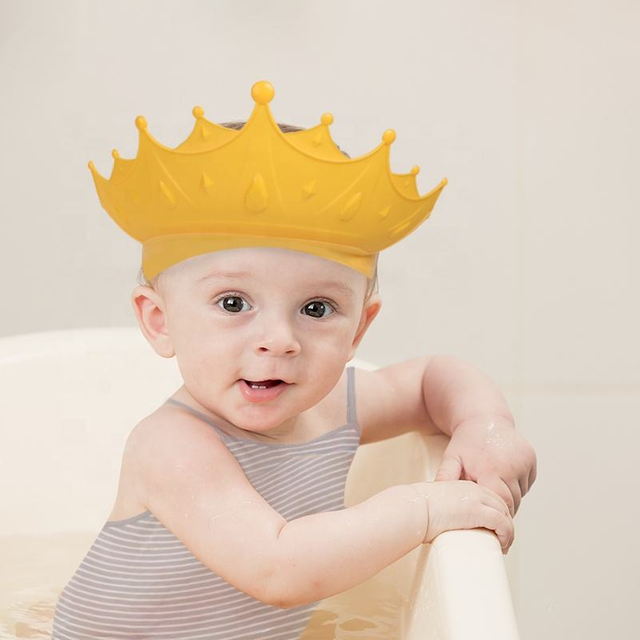 Gorro de ba&ntilde;o ajustable Wellfine para ni&ntilde;os, gorro de ducha impermeable para lavado de cabello y ba&ntilde;o, protecci&oacute;n de limpieza para beb&eacute;s