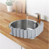 Upgraded Stretchable Silicone Sink Water Splash Guards Baffle for Home Products Kitchen Bathroom