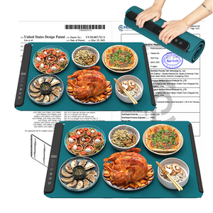 2026 New Arrivals Silicone Heat Pad Flexible Folding Kitchen Food Warmers Food Warming Mat