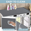 Non-Slip Silicone Washer Dryer Top Cover Protect Mat Waterproof Washer Top Cover Pad for Home Kitchen Laundry Room